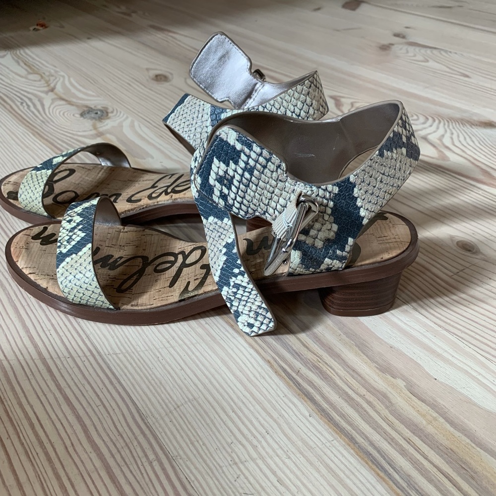 Sam Edelman snakeskin sandals
